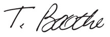 Terry Boothe Signature